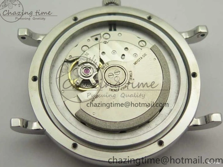 MIROTIME 0327 Breathable Portofino IW356501 SS V3 MK 1:1 Best Edition White Dial Gold Markers On SS Mesh Bracelet MIYOTA 7197